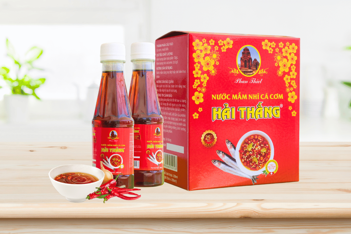 Nước mắm nhĩ cá cơm Hải Thắng 25 độ đạm